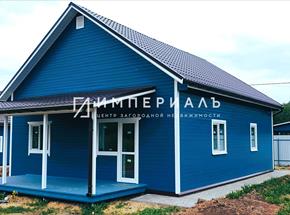 Продаётся новый одноэтажный дом из бруса для круглогодичного проживания (ИЖС), вблизи деревни Николаевка Боровского района Калужской области! 