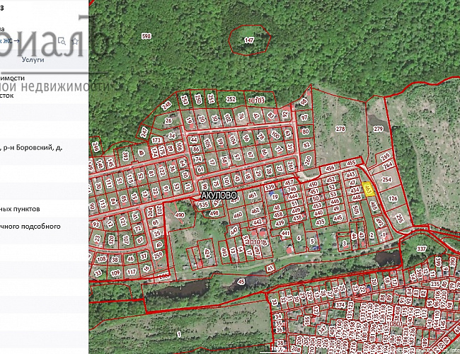 Продаётся отличный участок в деревне Акулово Боровского района Калужской области.